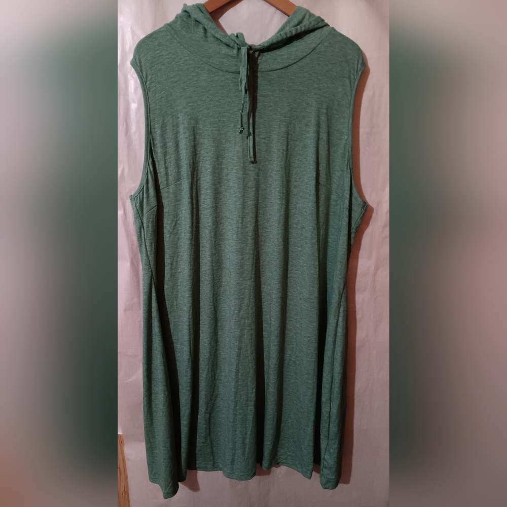 Light Green Hooded Women's Dress
